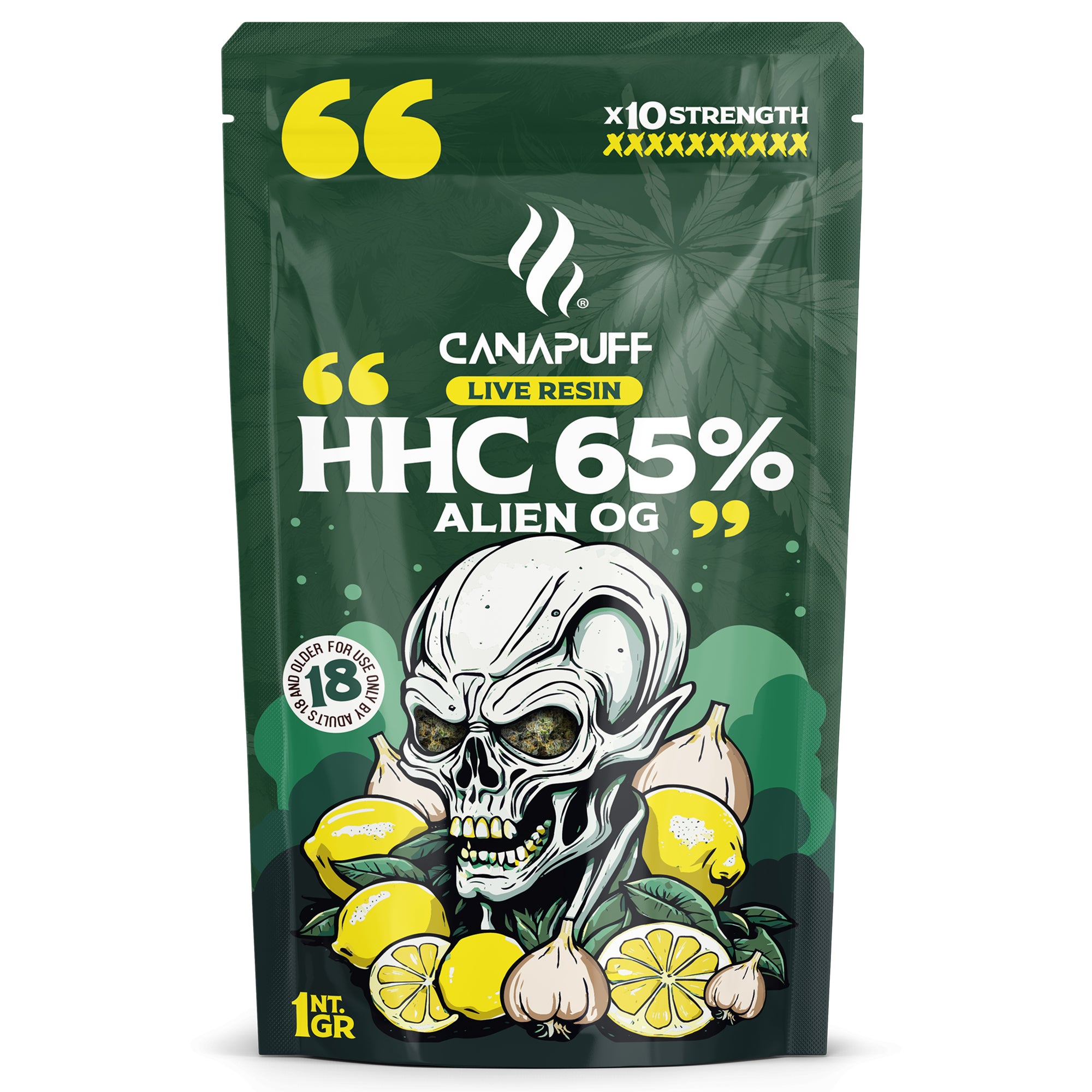 CanaPuff - HHC Květy Alien OG 65% - HHC Flowers