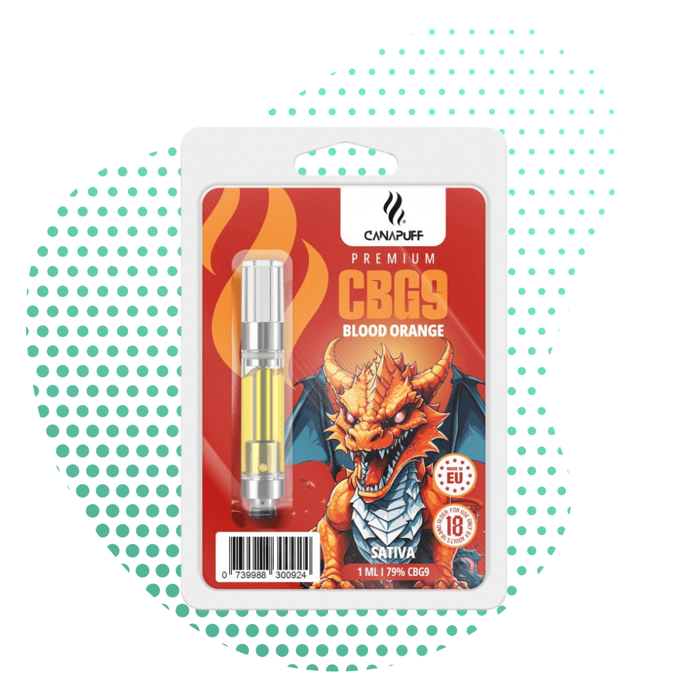 Canapuff Blood Orange CBG9 79% cartridge