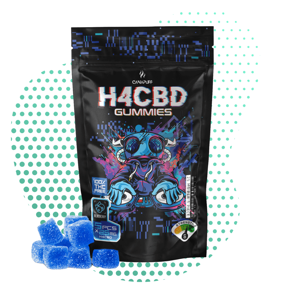 canapuff h4cbd gummies blueberry