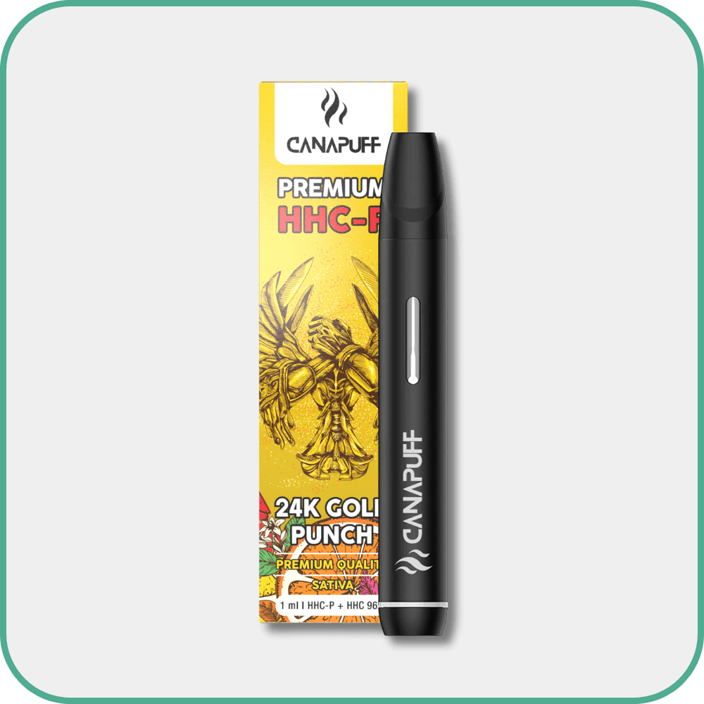 24K GOLD PUNCH 96% HHC P CanaPuff ONE USE 1ml (Kopie) Canapuff