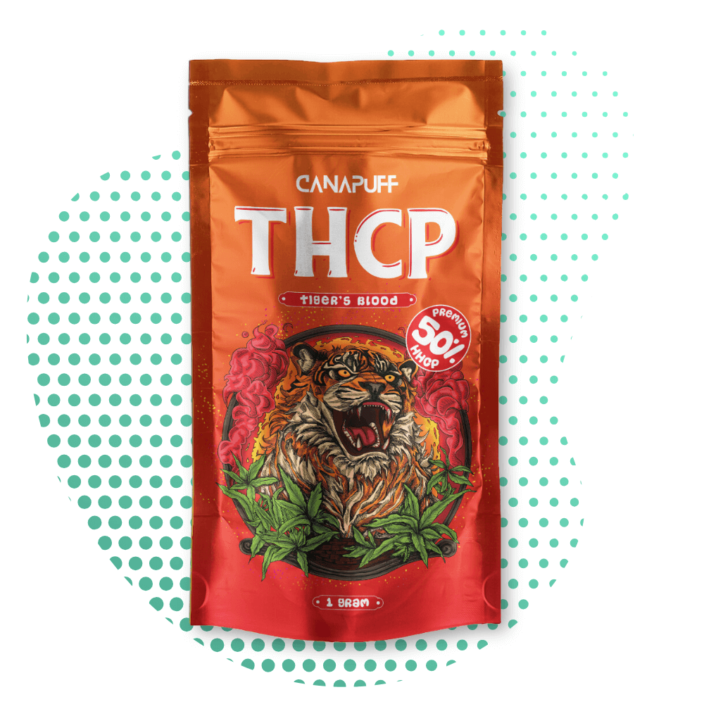 Canapuff - TIGER'S BLOOD 50% - THCp Květiny