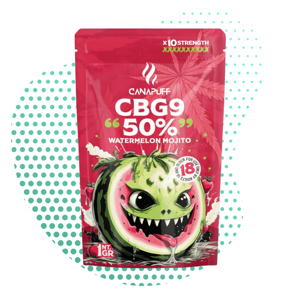 Canapuff Watermelon Mojito 50% CBG9 Flowers