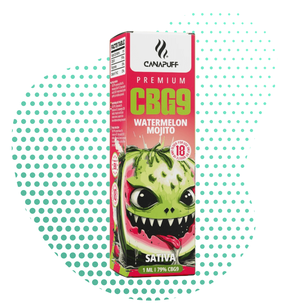 Watermelon Mojito 79% CBG9 Canapuff One Use 1ml