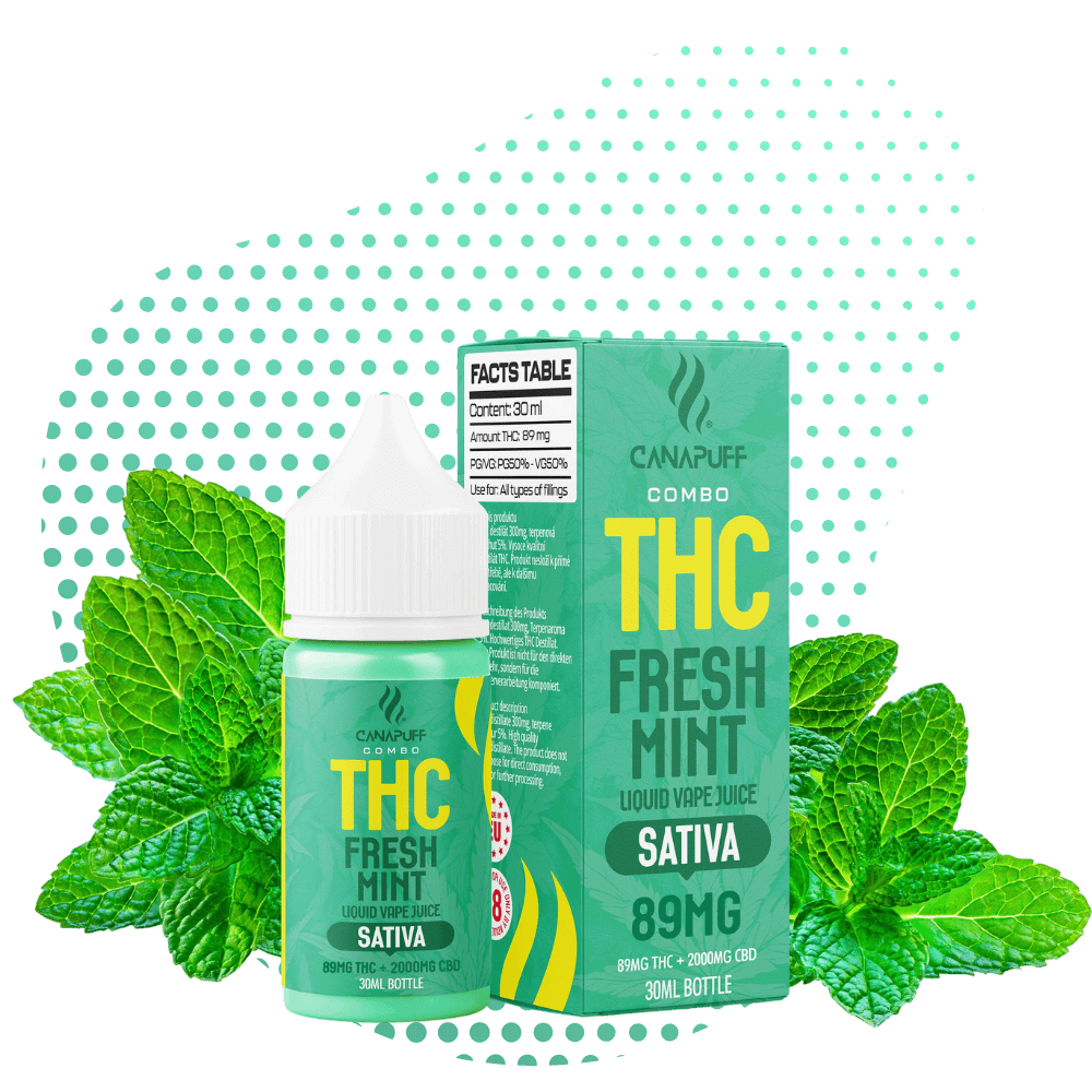 THC Liquid 89mg Fresh Mint