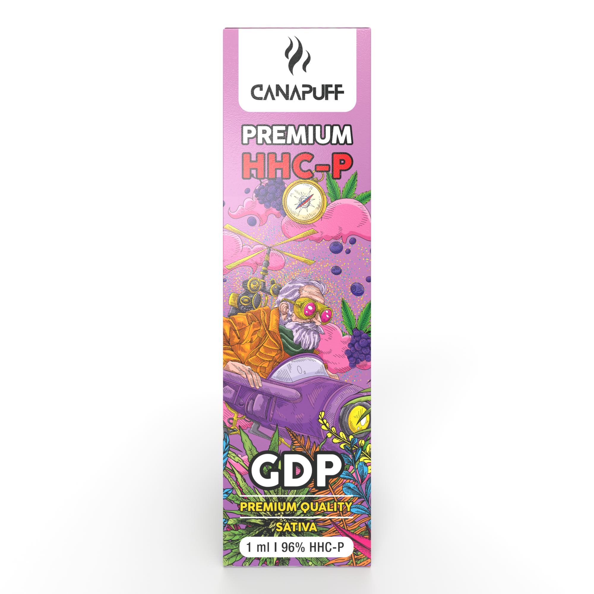 GDP 96% HHC-P - Canapuff - na jedno použití 1ml