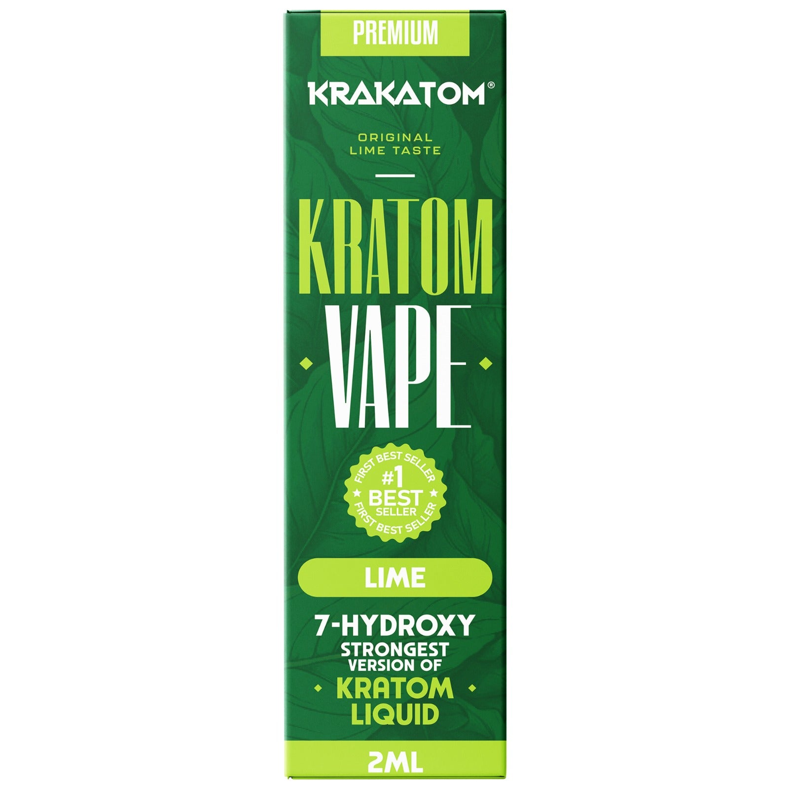 Krakatom - 7-Hydroxy Kratom Vape - Lime