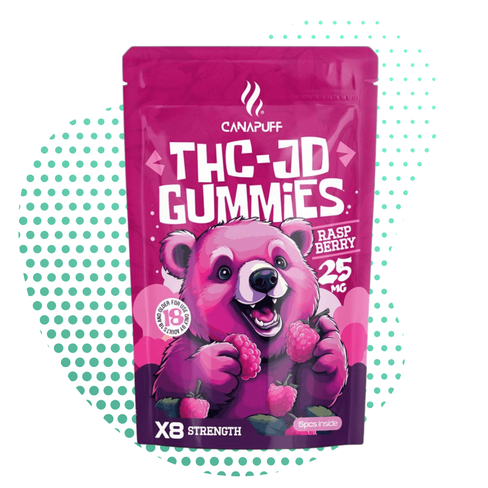 THC JD Gummies Raspberry