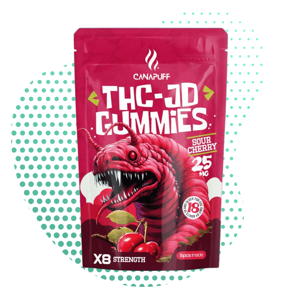 THC JD Gummies Sour Cherry