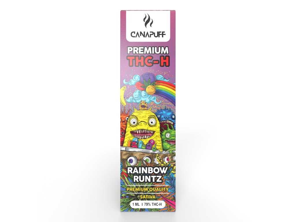 rainbow runtz 79 thc h canapuff one use 1ml